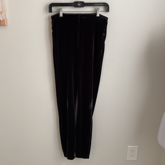 Lysse Velvet Leggings Dark Brown - Picture 2 of 7